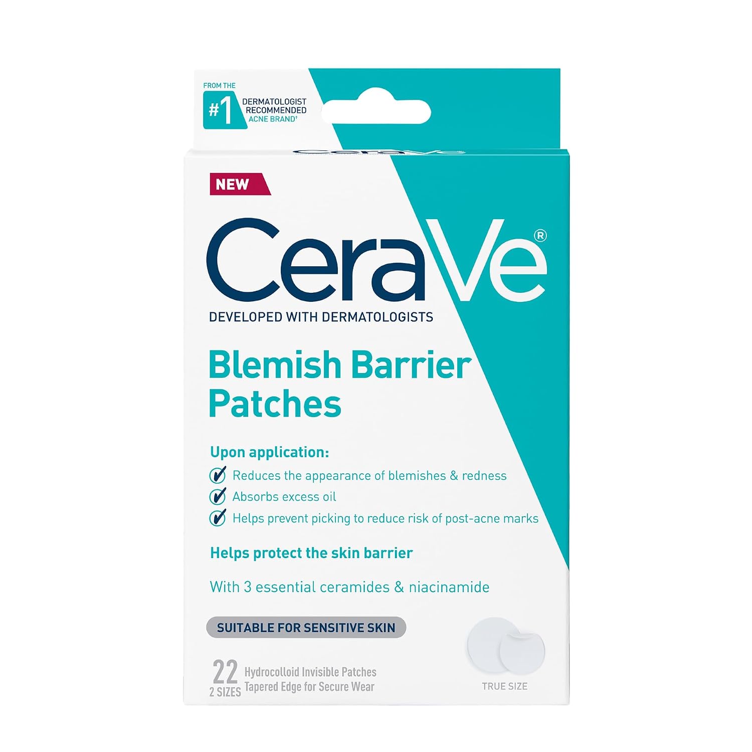 Detalle de CeraVe Hydrocolloid Blemish Patches