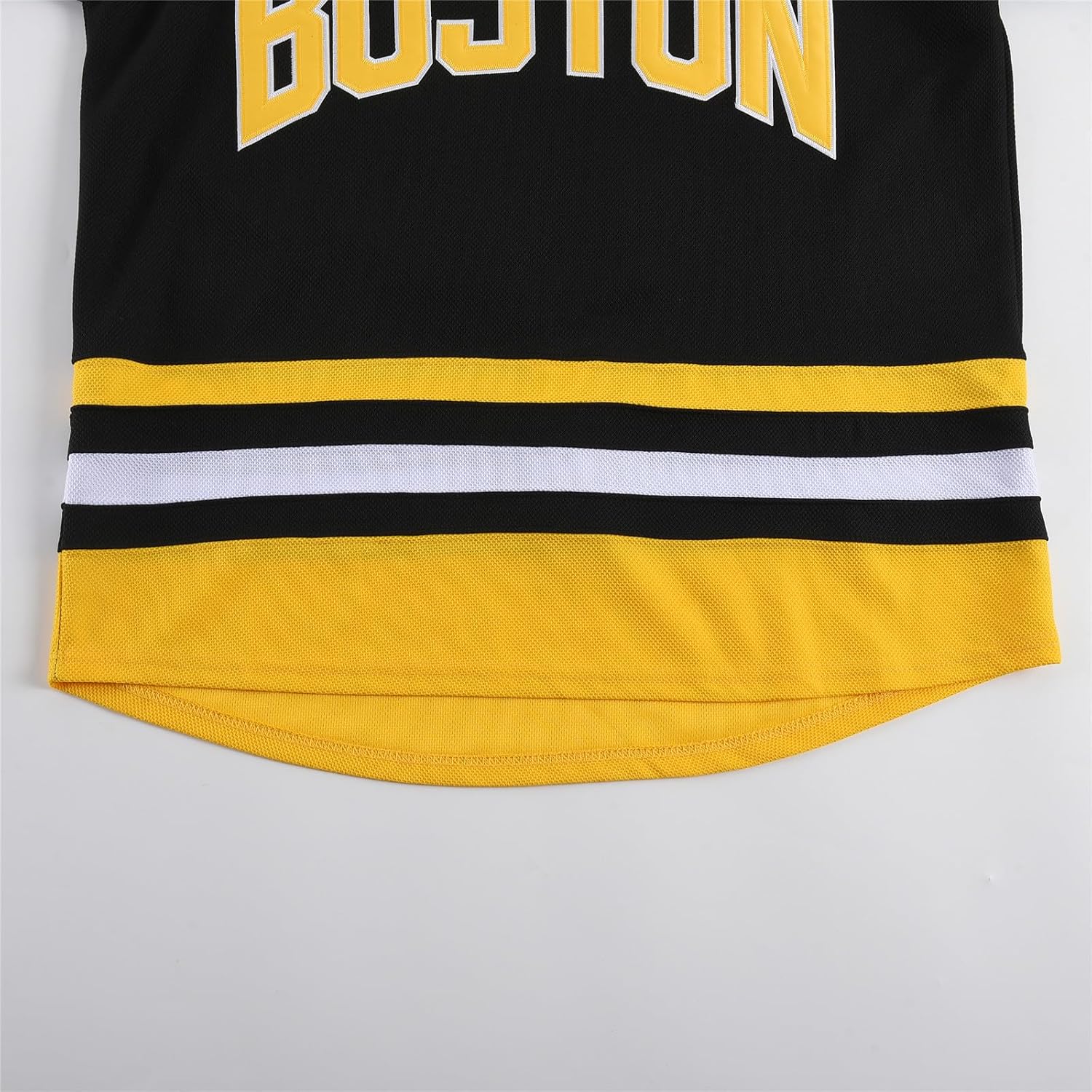 Detalle 1 de KOKJUX Youth Happy Gilmore #18 Stitched Hockey Jersey, Black Mesh