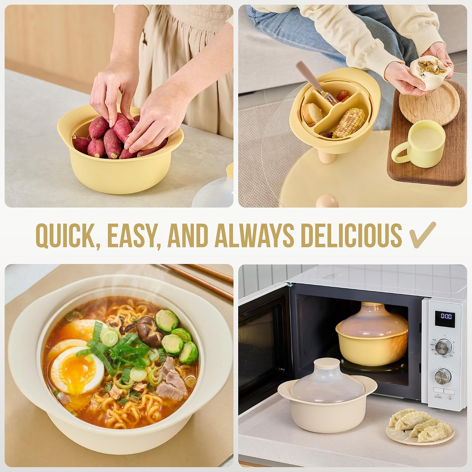 Thumbnail 6 de FIRGI 48oz Platinum Silicone Steamer Bowl ๐ฒ