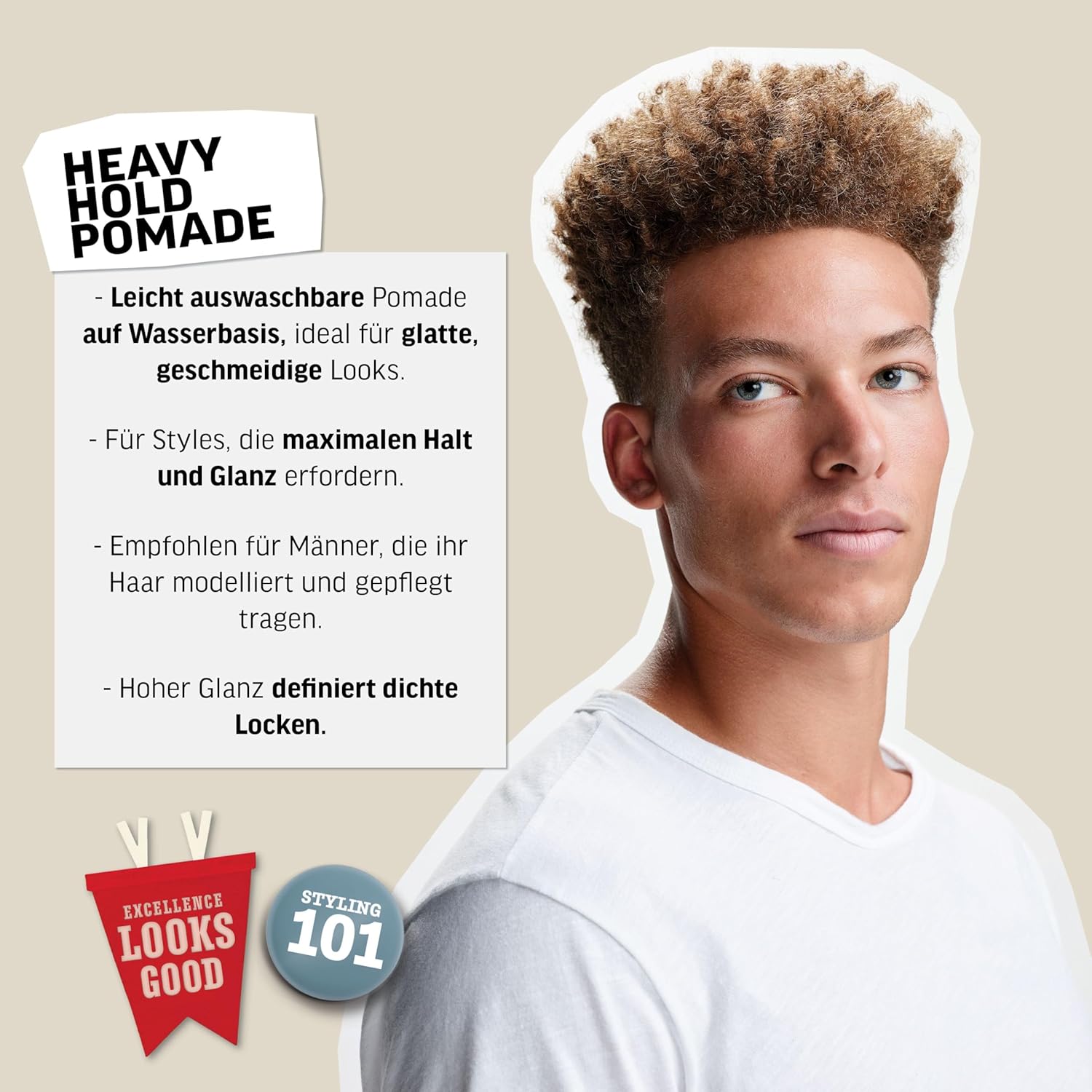 Thumbnail 2 de AMERICAN CREW Heavy Hold Pomade, 85 g – Stylingpomade mit extrem starkem Halt und Glanz