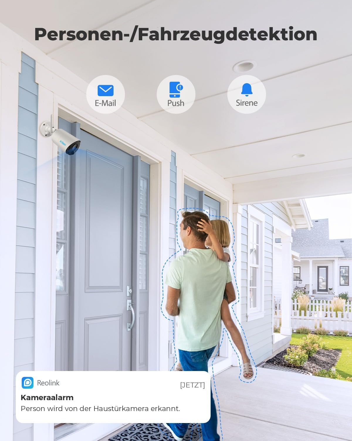 Detalle 1 de Reolink Argus Eco 2K Überwachungskamera Außen