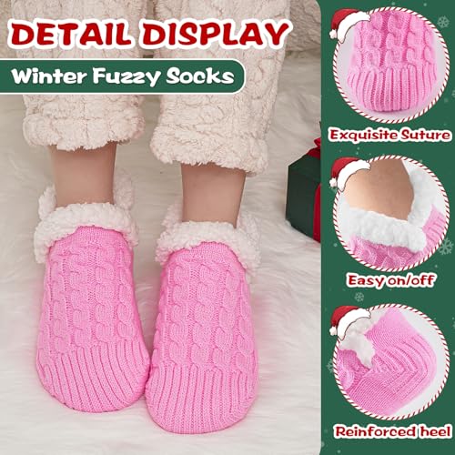 Thumbnail 5 de Niorasen Fluffy Slipper Socks Women Men for UK 4-9