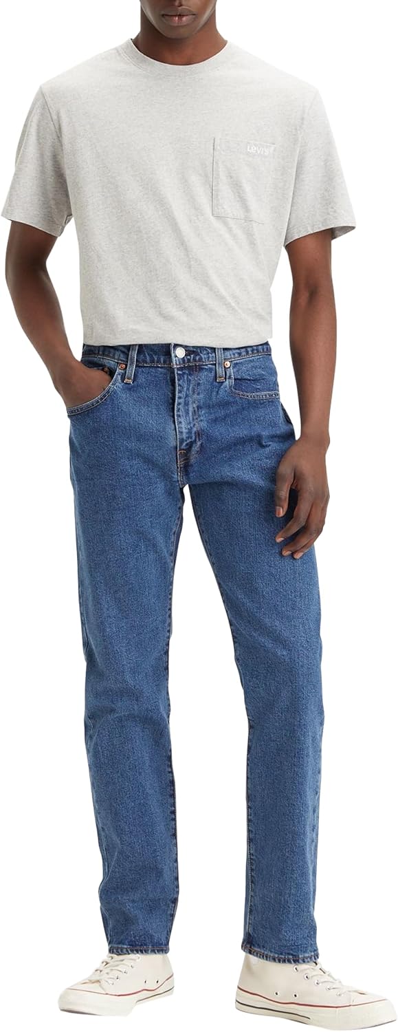 Detalle de Levi's 502 Taper Jeans, Stonewash Stretch – Homme, 32W / 34L
