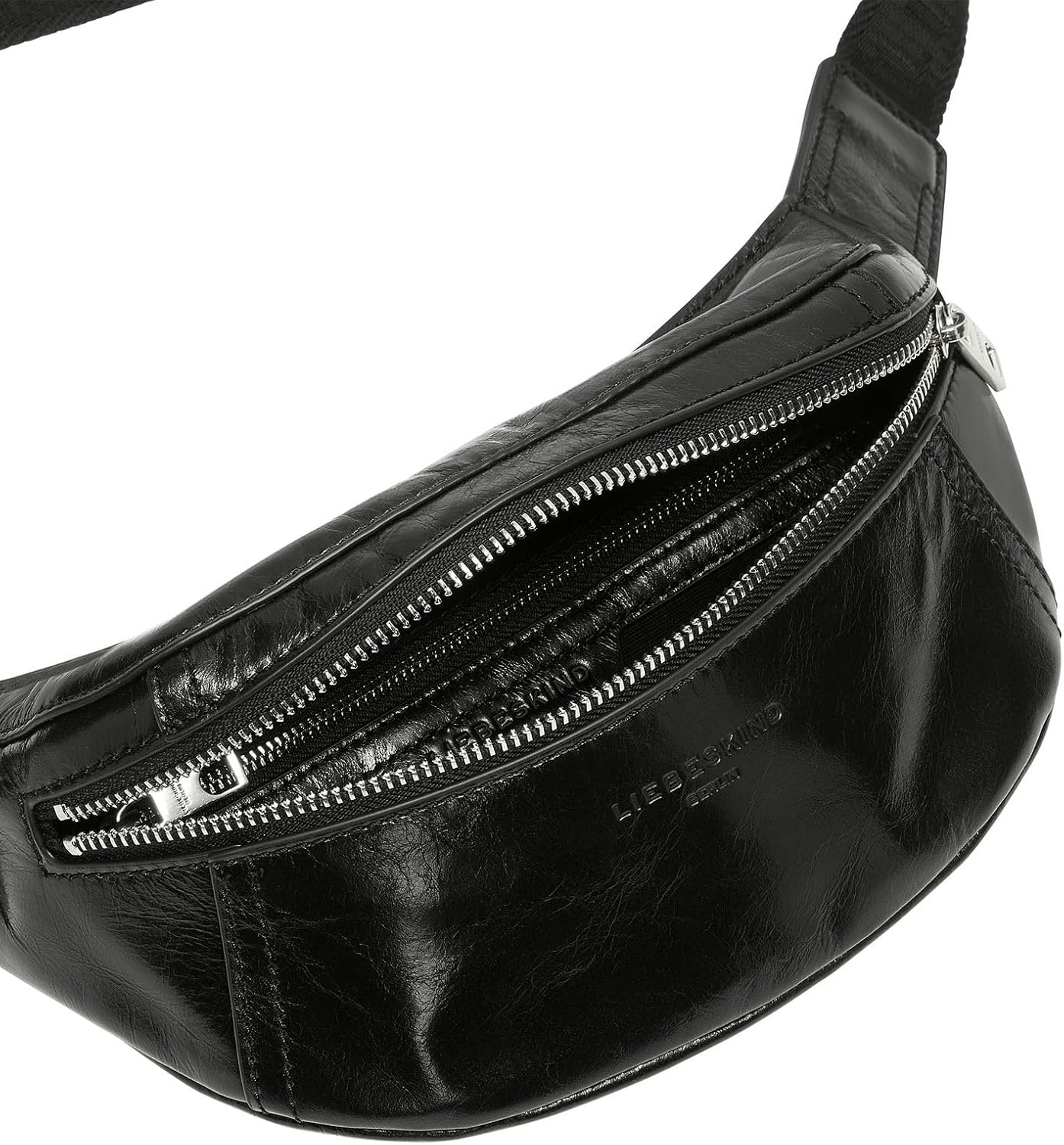 Detalle de LIEBESKIND Chudy Beltbag Beltbag S – elegante Bauchtasche aus Kalbsnappaleder