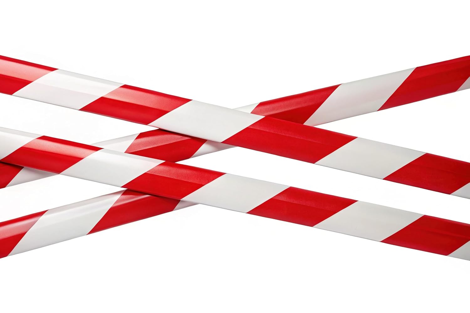 Detalle 2 de La Cordeline taśma ostrzegawcza LDPE 50 mm × 100 m, czerwono-biała