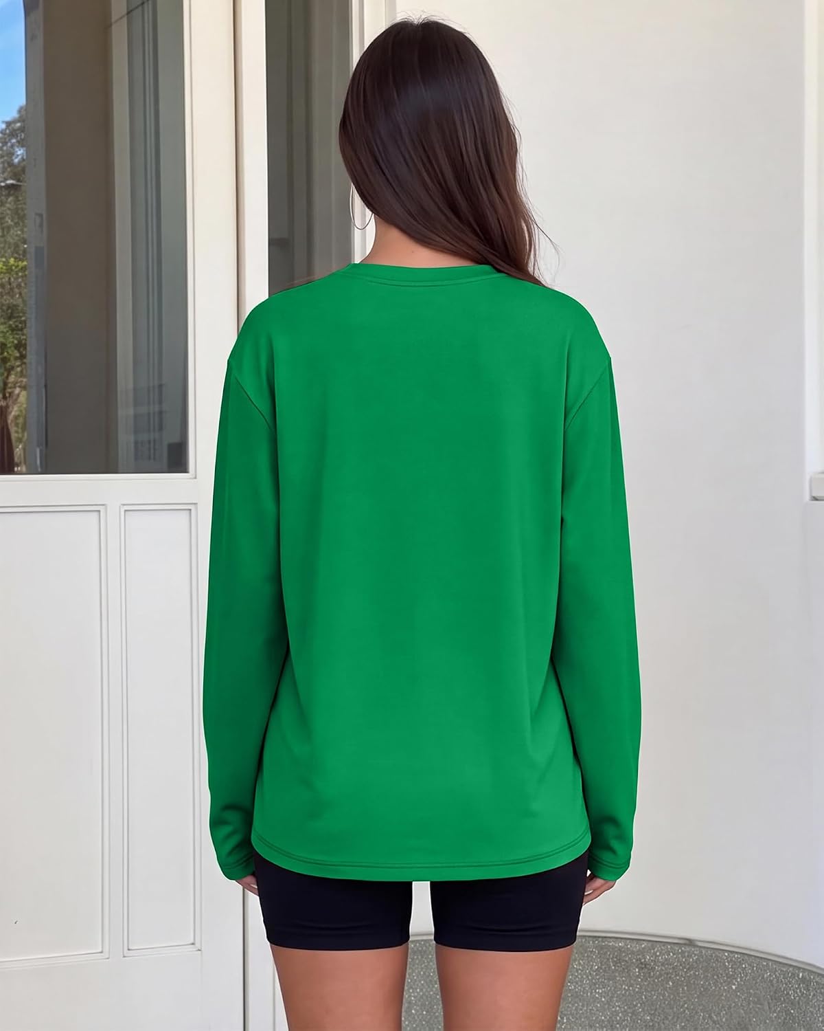 Detalle de GAYHAY Women's Long-Sleeve Shirt, Oversized Fit