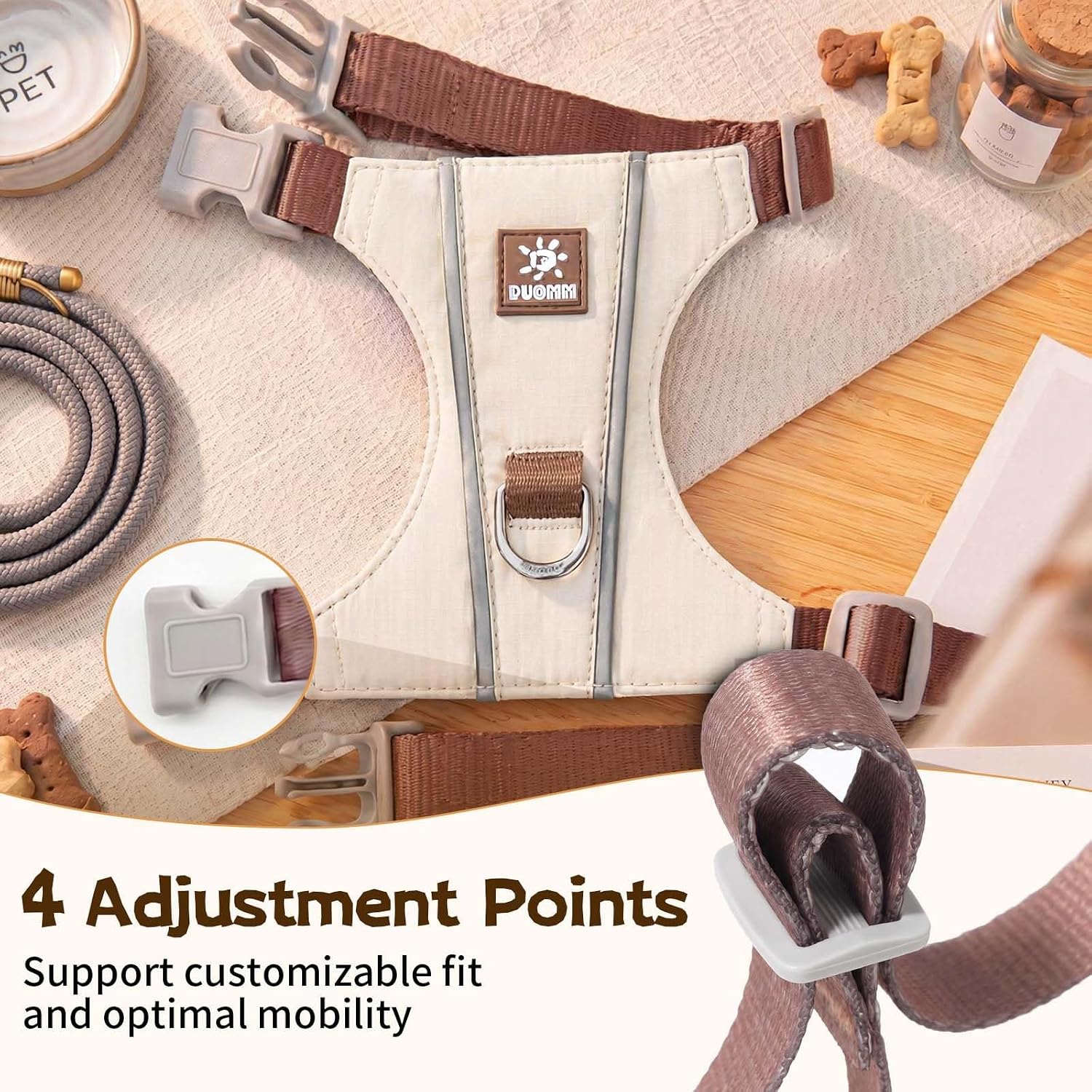 Thumbnail 6 de Cat Harness and Leash Set in Taffeta