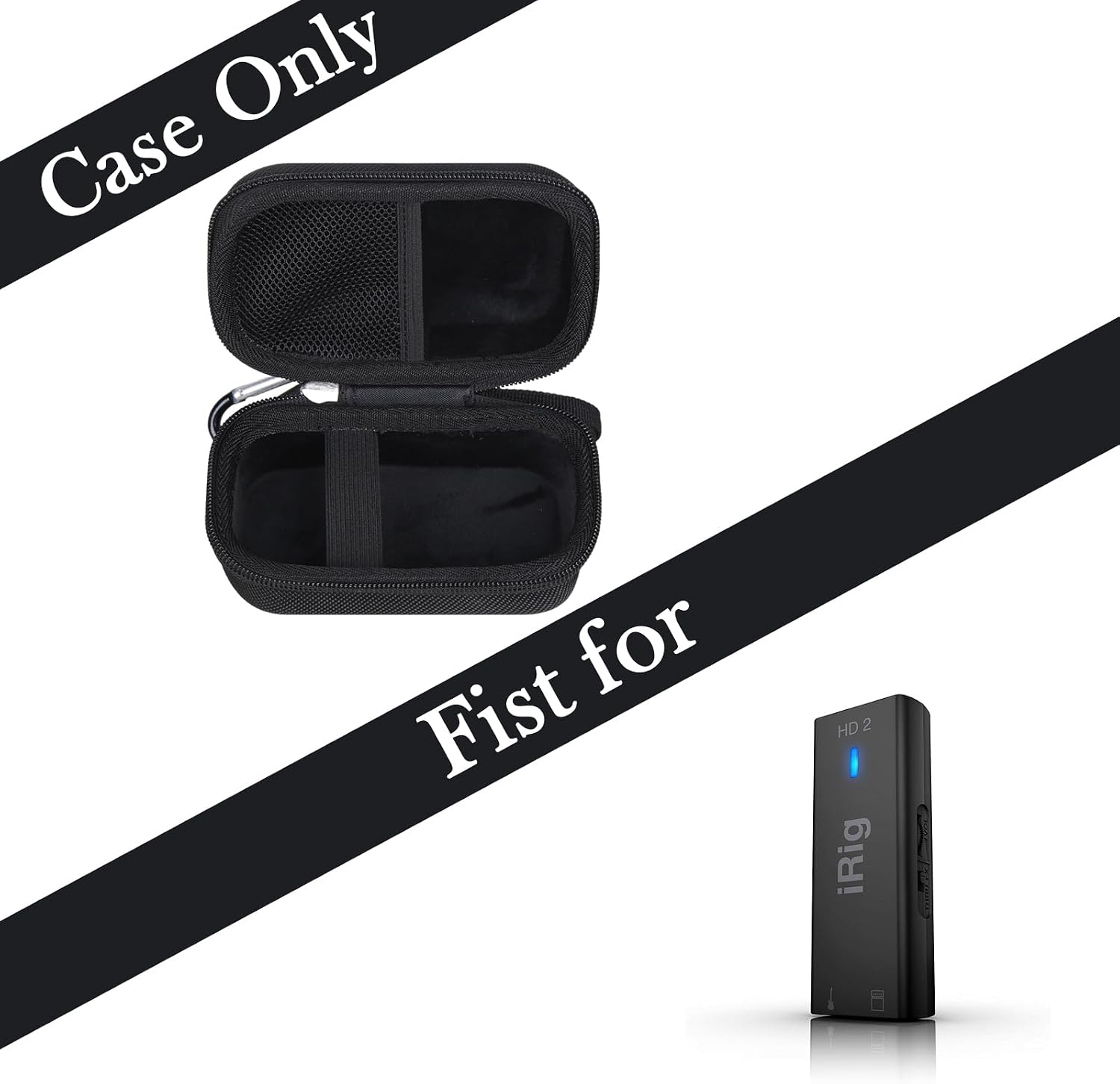 Detalle 2 de Worfty EVA Hard Case for IK Multimedia iRig 2/HD 2 Guitar Interface