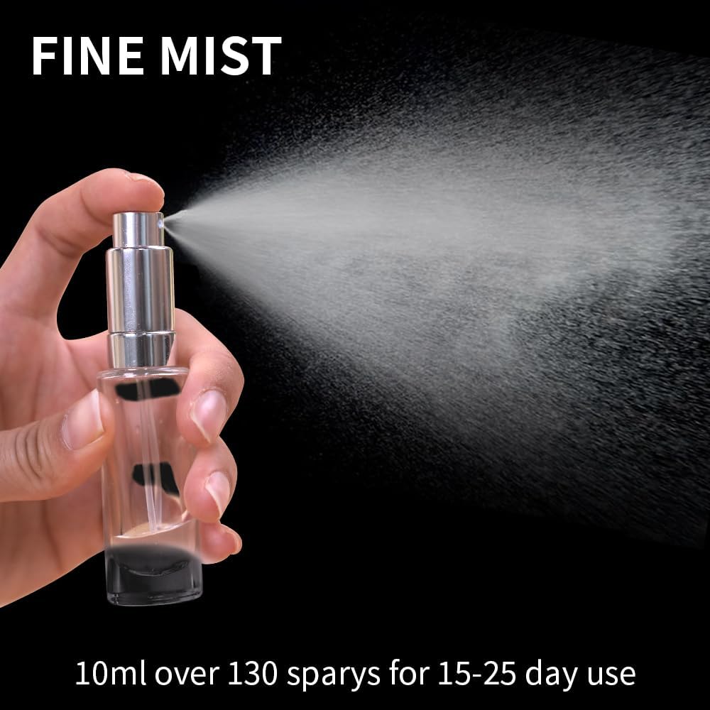 Thumbnail 6 de MUB 10ml Perfume Atomiser: Top-Filling, Leak-Proof Glass Travel Bottle