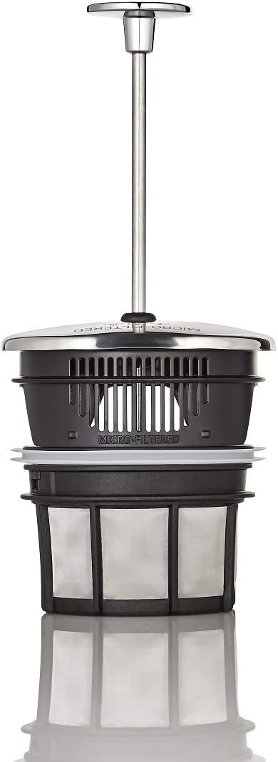 Detalle 2 de ESPRO P7 French Press Cafetière, 950ml Brushed Stainless Steel, Double Microfilter