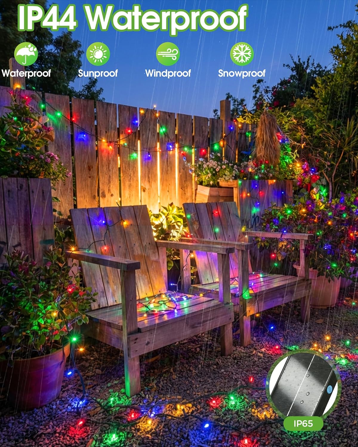 Thumbnail 3 de Lighprenix Solar Outdoor Garden Lights (20m, 200 LED, 8 modes)