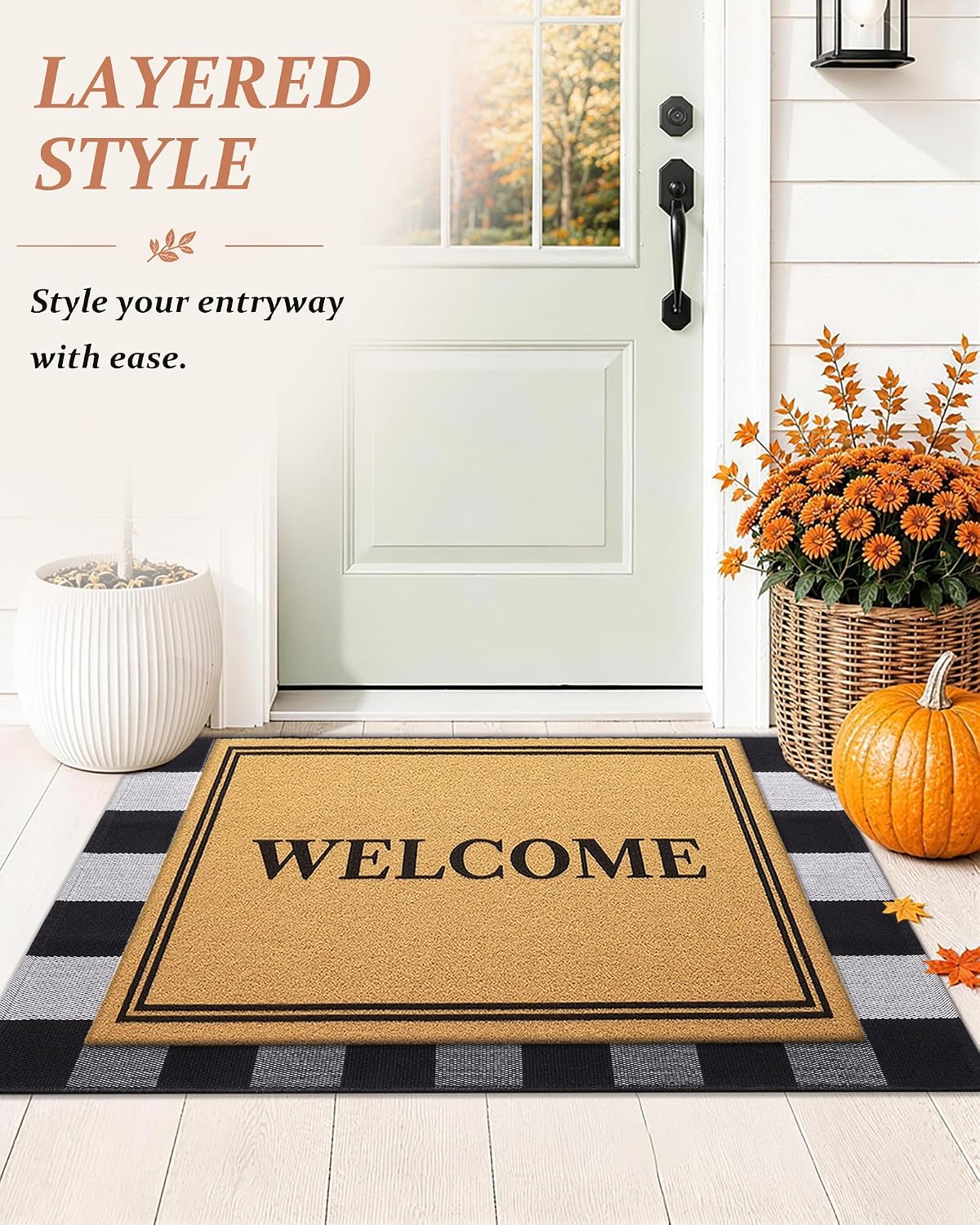 Thumbnail 1 de Grandaily Cotton Doormat, 2'4" x 3'7