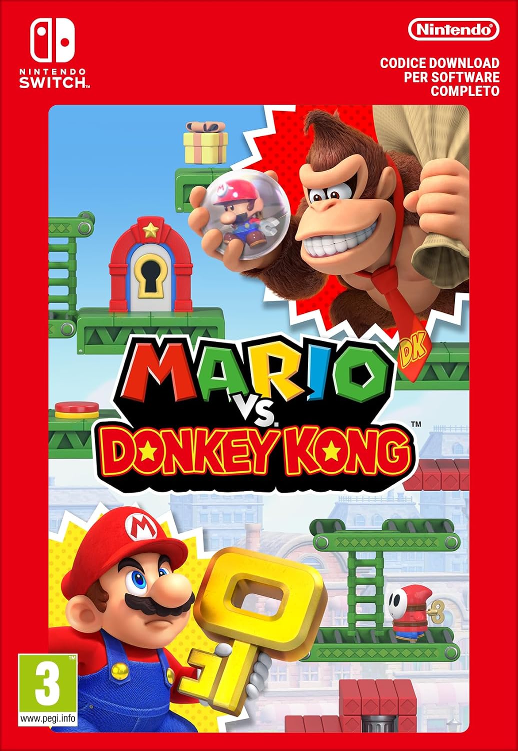 Detalle 2 de Mario vs. Donkey Kong – Videogioco Nintendo Ed. Italiana (Versione su scheda)
