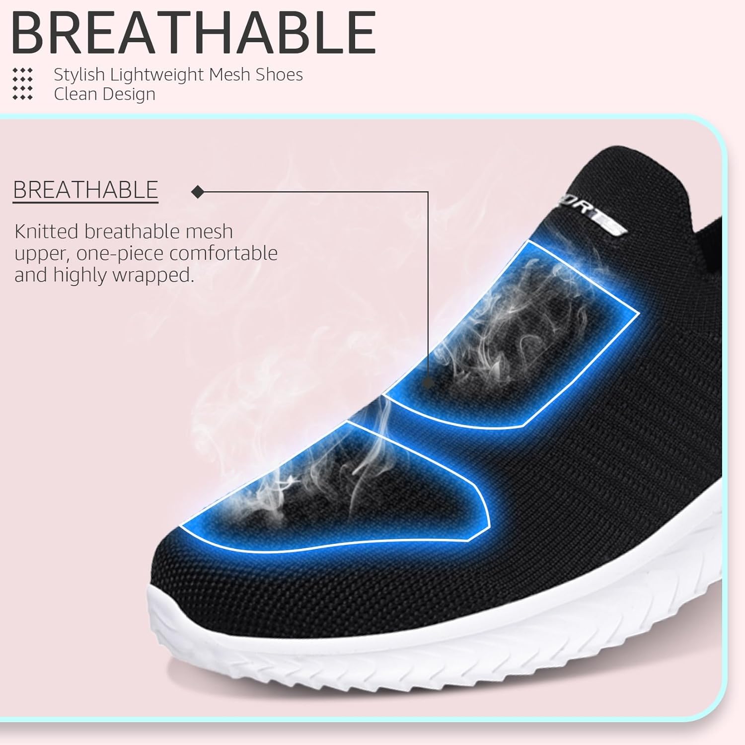 Thumbnail 2 de Littleplum Damen Sneaker atmungsaktiv – leichte Turnschuhe für Alltag, Spaziergänge & Fitness