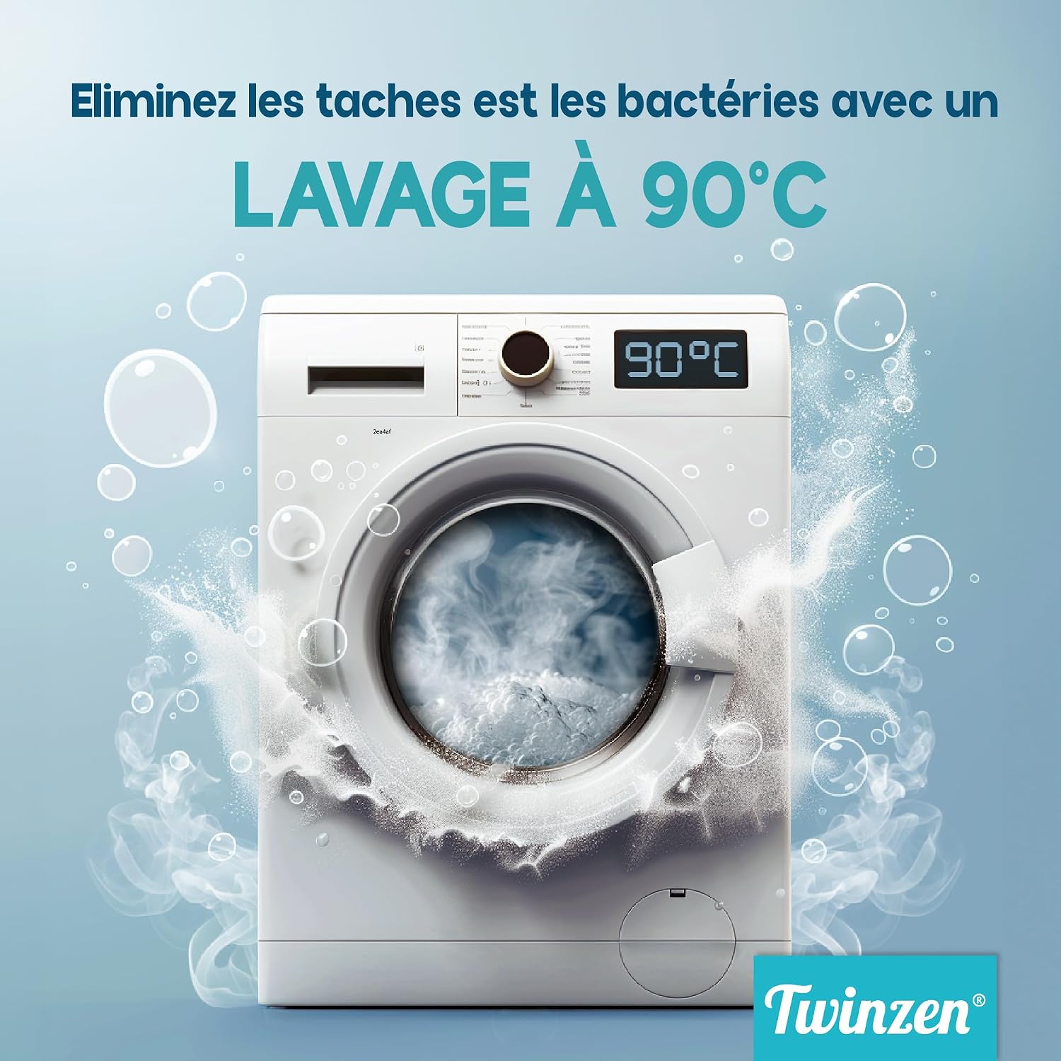 Detalle de Twinzen Protege Matelas 140x200 imperméable