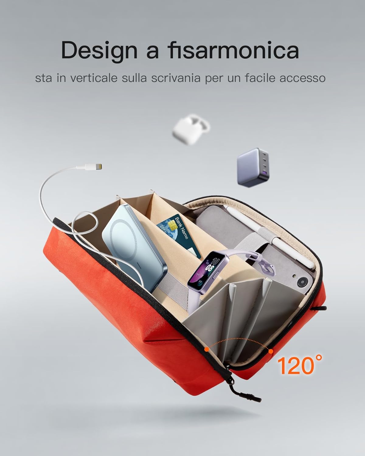 Detalle 2 de Inateck Organizer per accessori elettronici