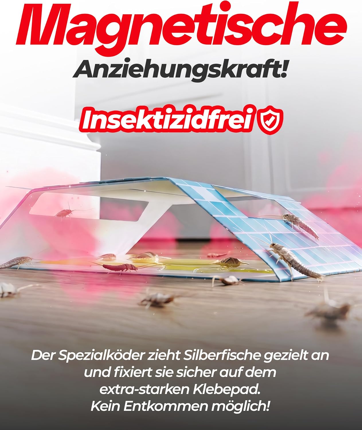 Thumbnail 3 de Aeroxon Silberfischfalle 10 Stück – diskrete, langfristige Lösung gegen Silberfische und Papierfische