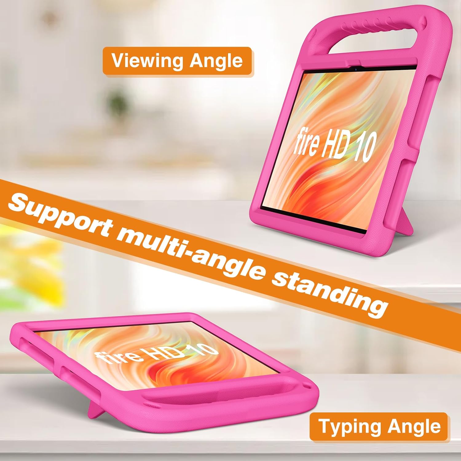 Detalle de XunyLyee Kids Case For 10 Kid/ 10 Kids Pro Tablet Cover, EVA Shockproof Grip