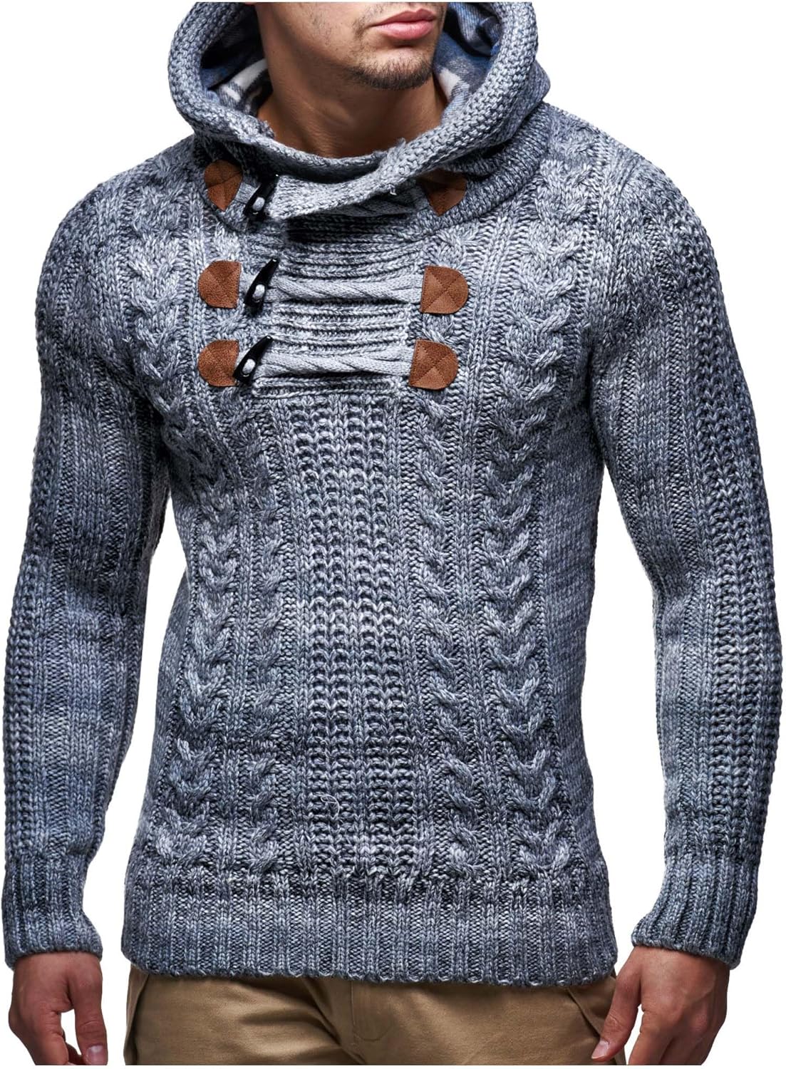 Thumbnail 5 de Leif Nelson LN6004 Pull-Over tricoté à grosses mailles pour homme