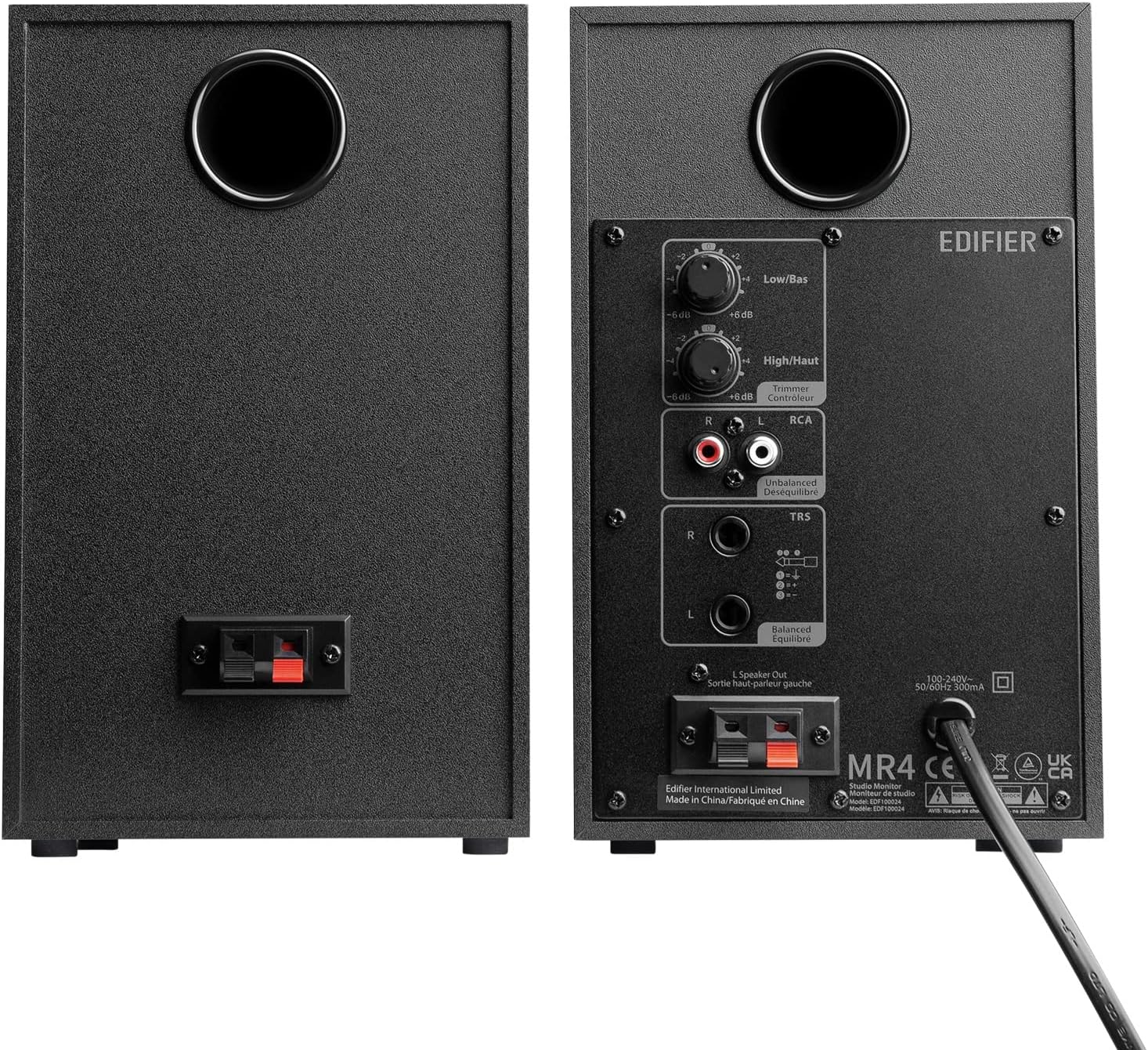 Thumbnail 4 de Edifier MR4 moniteur studio 2.0, 42 W noir