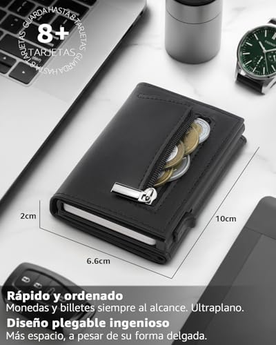 Detalle 2 de TEEHON Cartera Hombre 10x6,6x2 cm