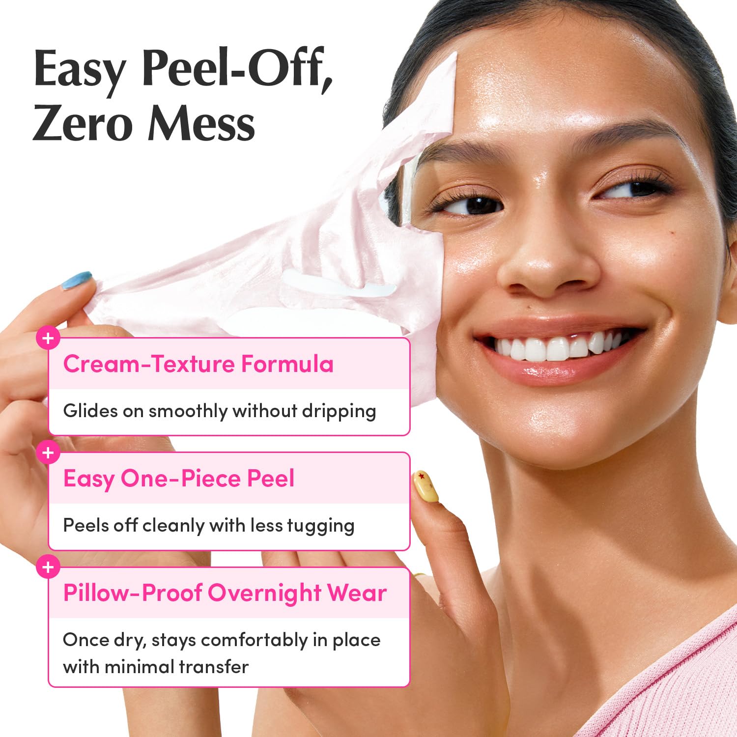 Detalle de EQQUALBERRY NAD+ Peptide Boosting Night Wrapping Mask with 13 Peptides