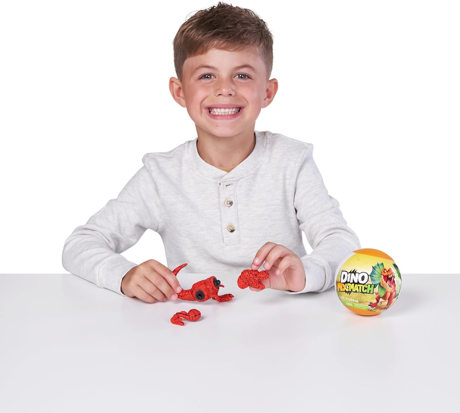 Detalle 2 de 5 Surprise Dino Mix & Match di ZURU – Due capsule per creare dinosauri leggendari