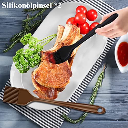 Thumbnail 4 de Grilliance 38pcs Kit Barbecue Set en Acier Inoxydable avec Sac et Tapis – Haute Qualité pour Griller, Camping et Cabanes