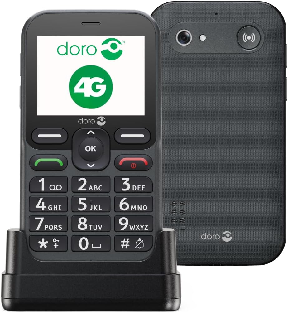 Detalle de Doro Leva L10 – Téléphone portable senior 4G débloqué avec grand écran et assistance GPS
