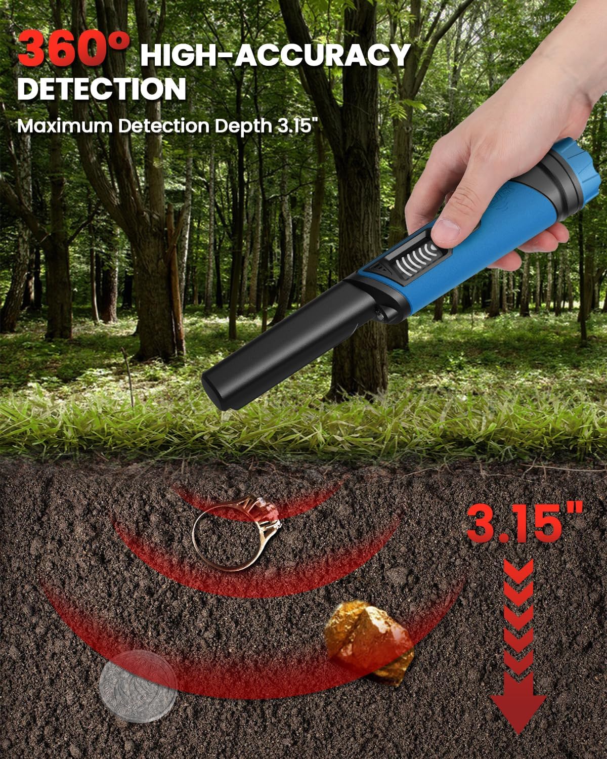Detalle de DR.ÖTEK Metal Detector Pinpointer
