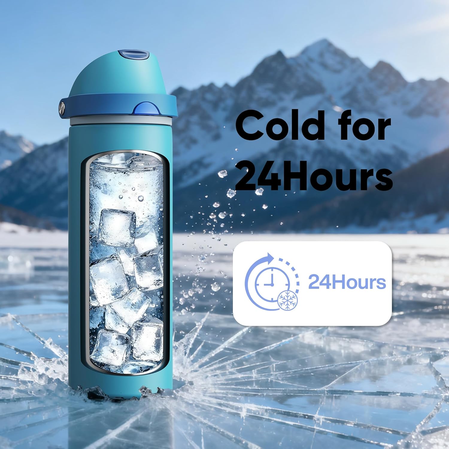 Thumbnail 6 de Encool Stainless Steel Insulated Bottle 24 oz