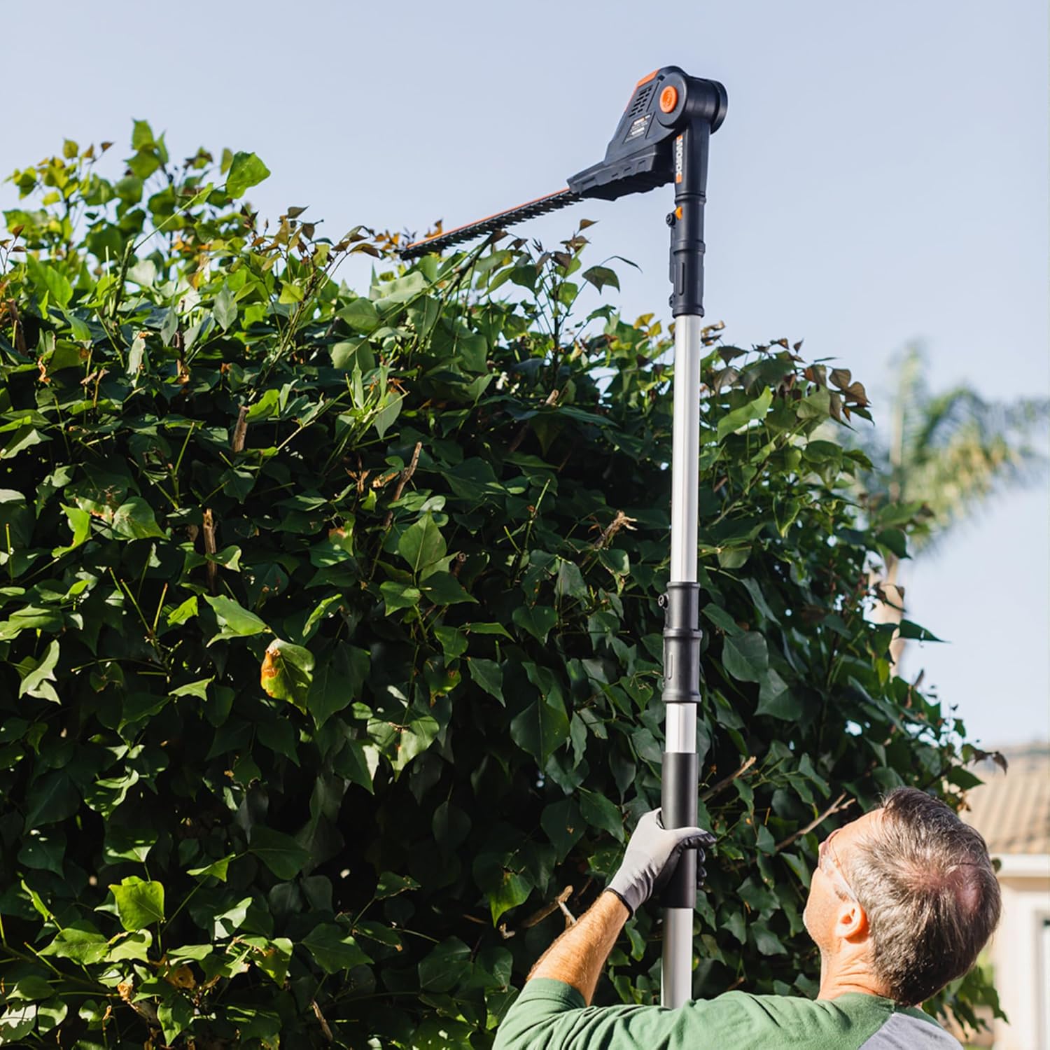 Thumbnail 4 de WORX WG252E.9 20V Cordless Pole Hedge Trimmer (45cm) with Reach up to 2.8m