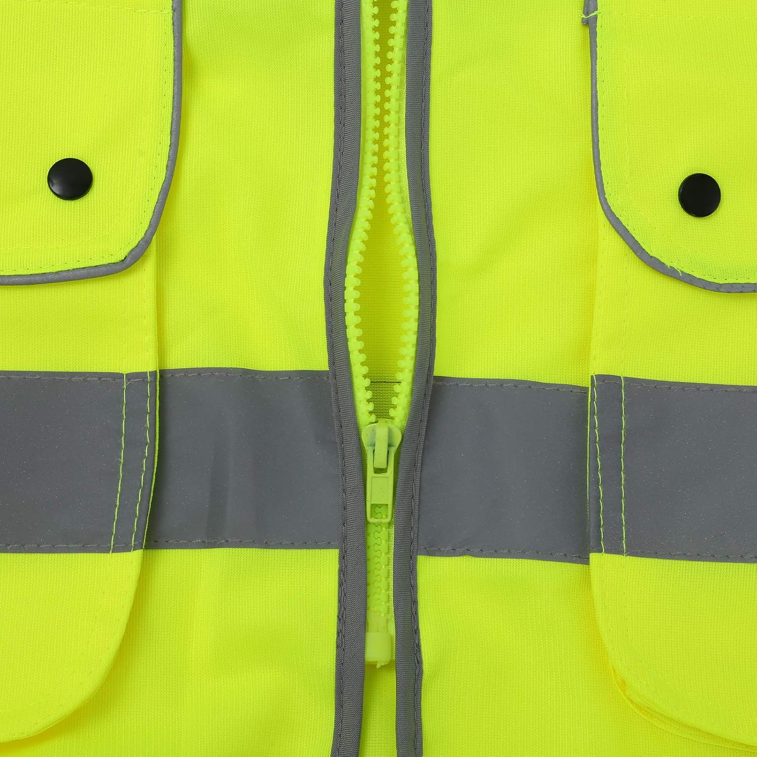 Thumbnail 3 de HPHST Warnweste für Herren und Damen – reflektierende Fahrrad- und Arbeitsweste mit Reißverschluss (EN ISO 20471)
