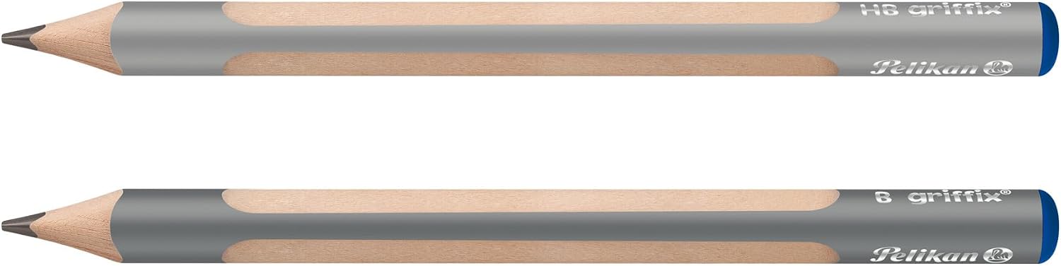 Detalle 2 de Pelikan griffix Dreikant-Holzbleistifte HB – ergonomisch, 2 Stück