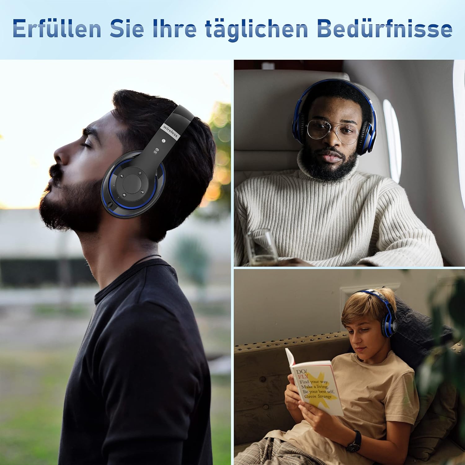 Thumbnail 5 de Lankey Sound Bluetooth Kopfhörer 65 Std