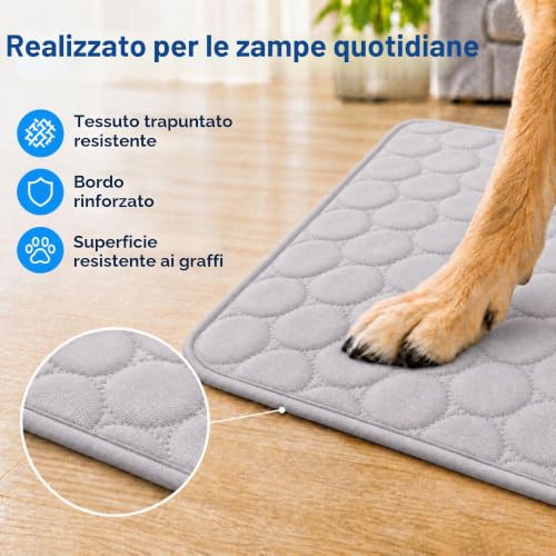 Thumbnail 4 de BASVII Tappetino Refrigerante Cane e Gatto 100x70 cm – Cuccia Lavabile, uso estivo e in auto