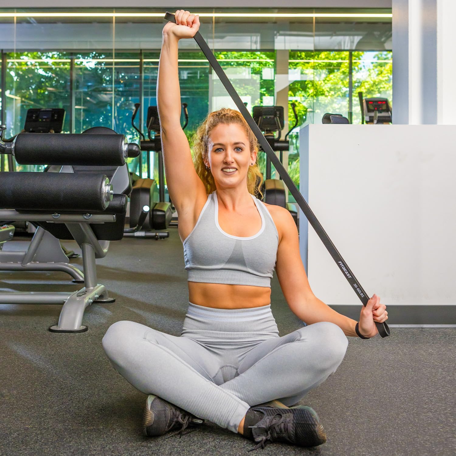 Detalle 2 de FitBeast Pull Up Bands Set: 5-Level Resistance for Calisthenics and Mobility