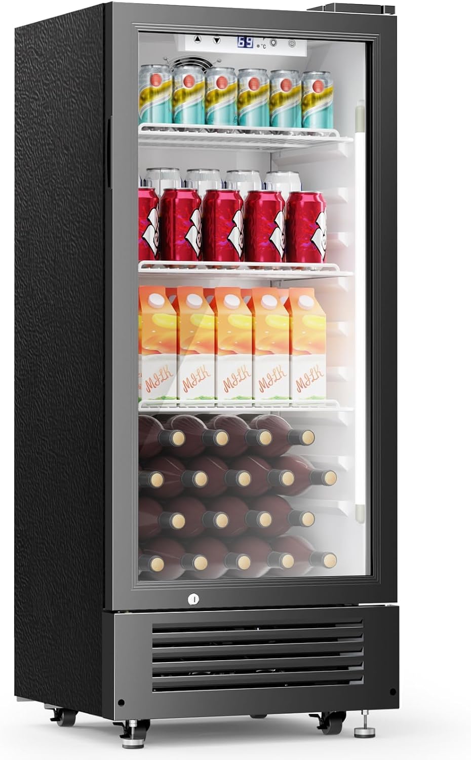 Detalle de Antarctic Star LSC-170E 6-Cu.-Ft. Beverage Refrigerator with Glass Door and Lock