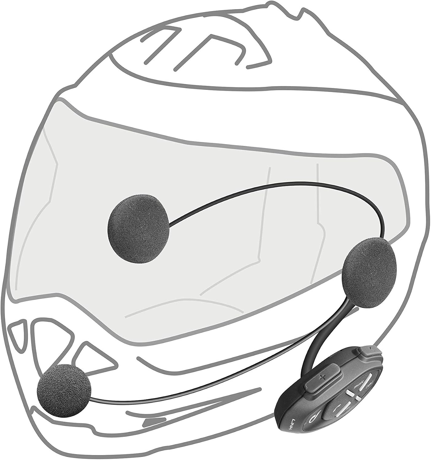 Thumbnail 5 de INTERPHONE Link HD Doble 🚴♂️ Intercom de Casco Moto, GPS, IPX67