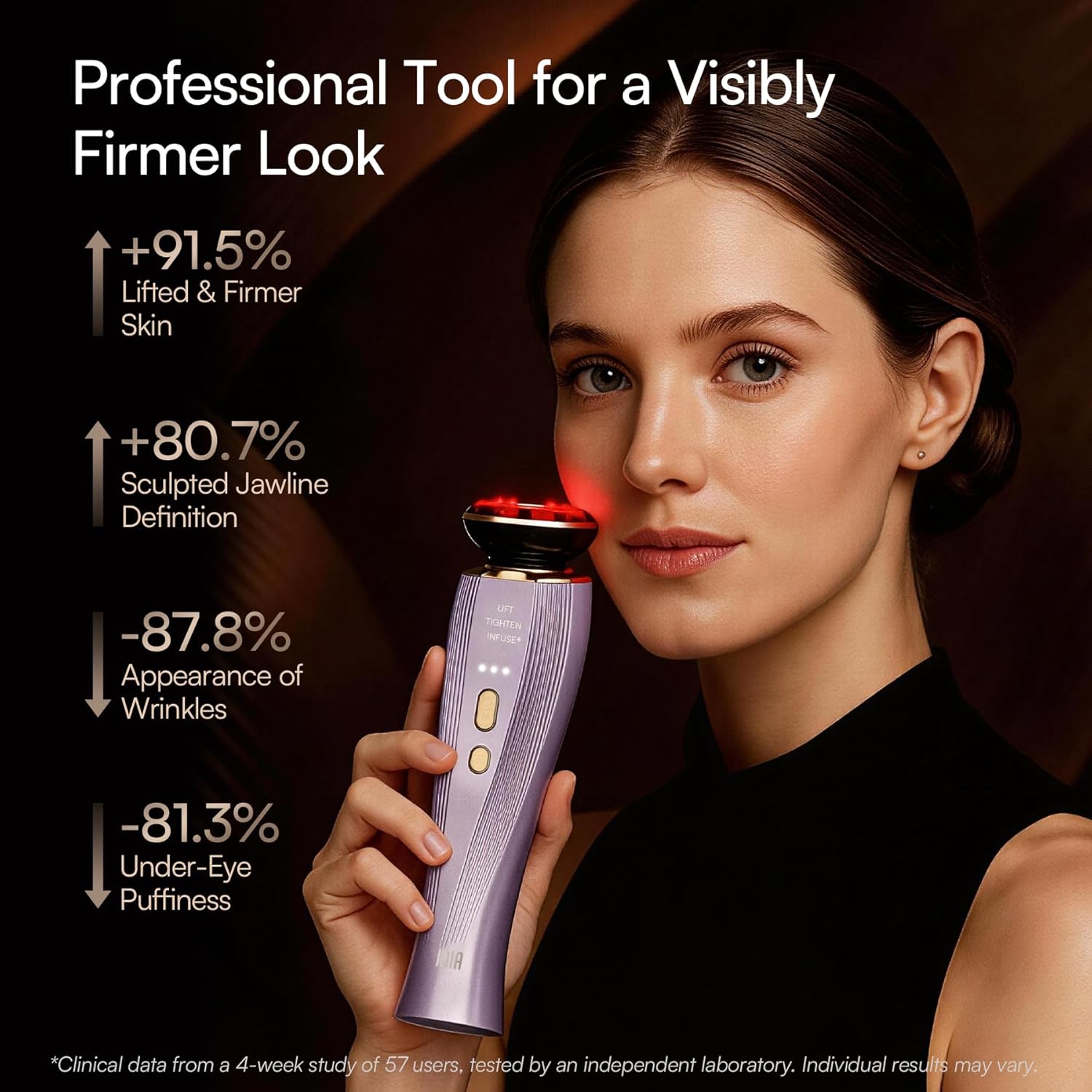 Thumbnail 3 de INIA Flare 3-in-1 Microcurrent Facial Device with Red Light Therapy