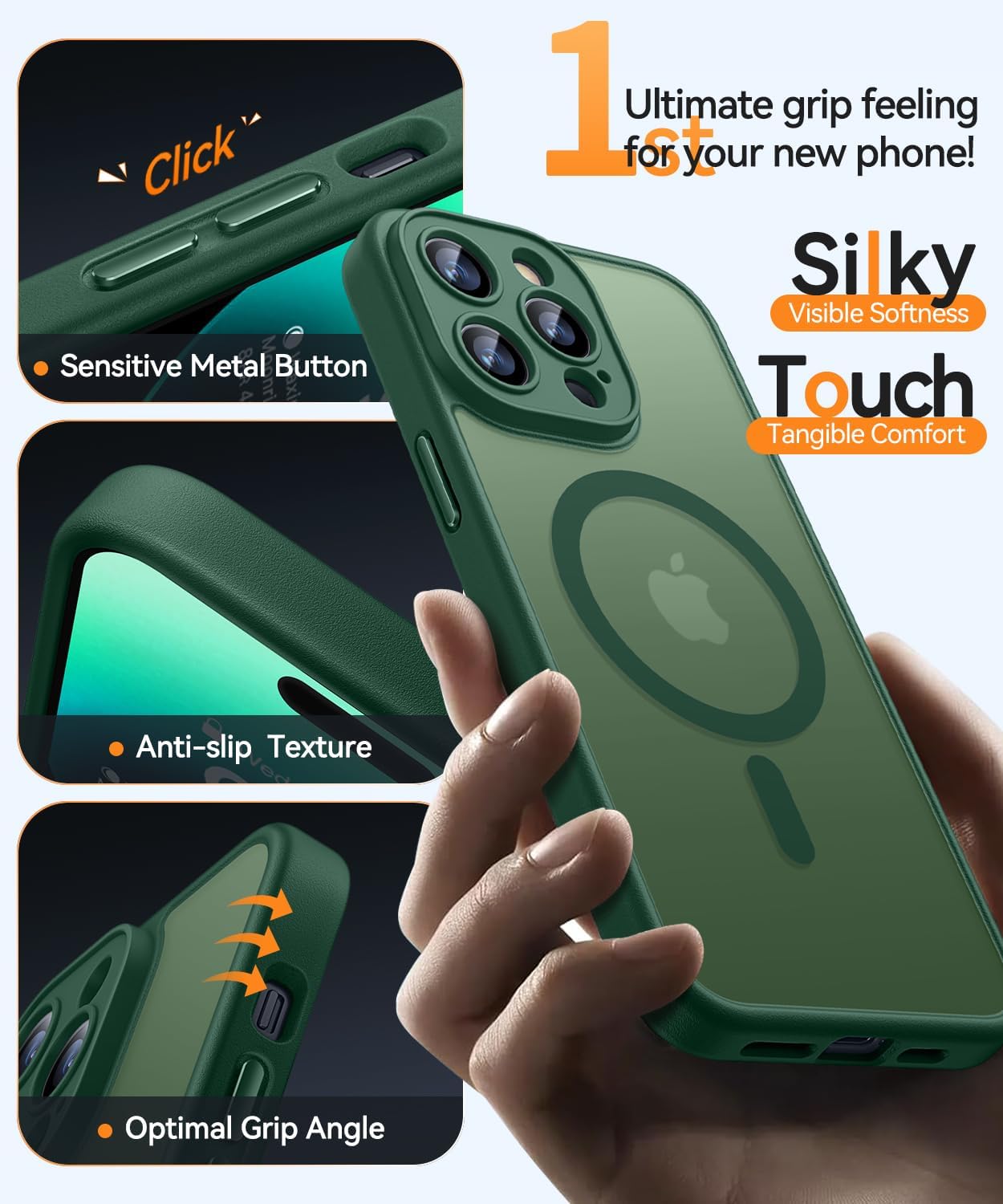 Thumbnail 4 de CANSHN Funda Magnética iPhone 14 Pro 🍏 Protección Total Cámara