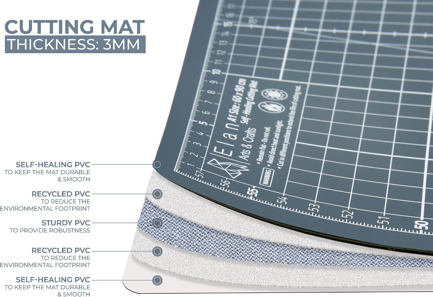 Thumbnail 3 de Elan Tapis de découpe A3 30x44 cm ✂️