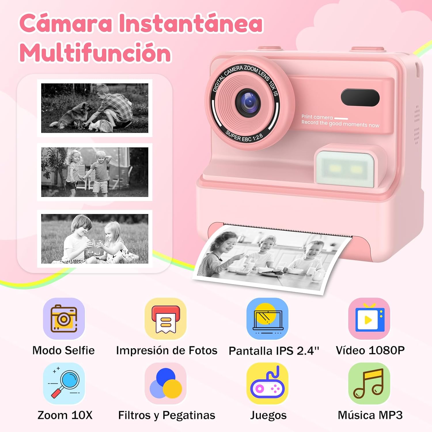 Thumbnail 1 de VSTKEN Camara Fotos Infantil Instantanea 32GB