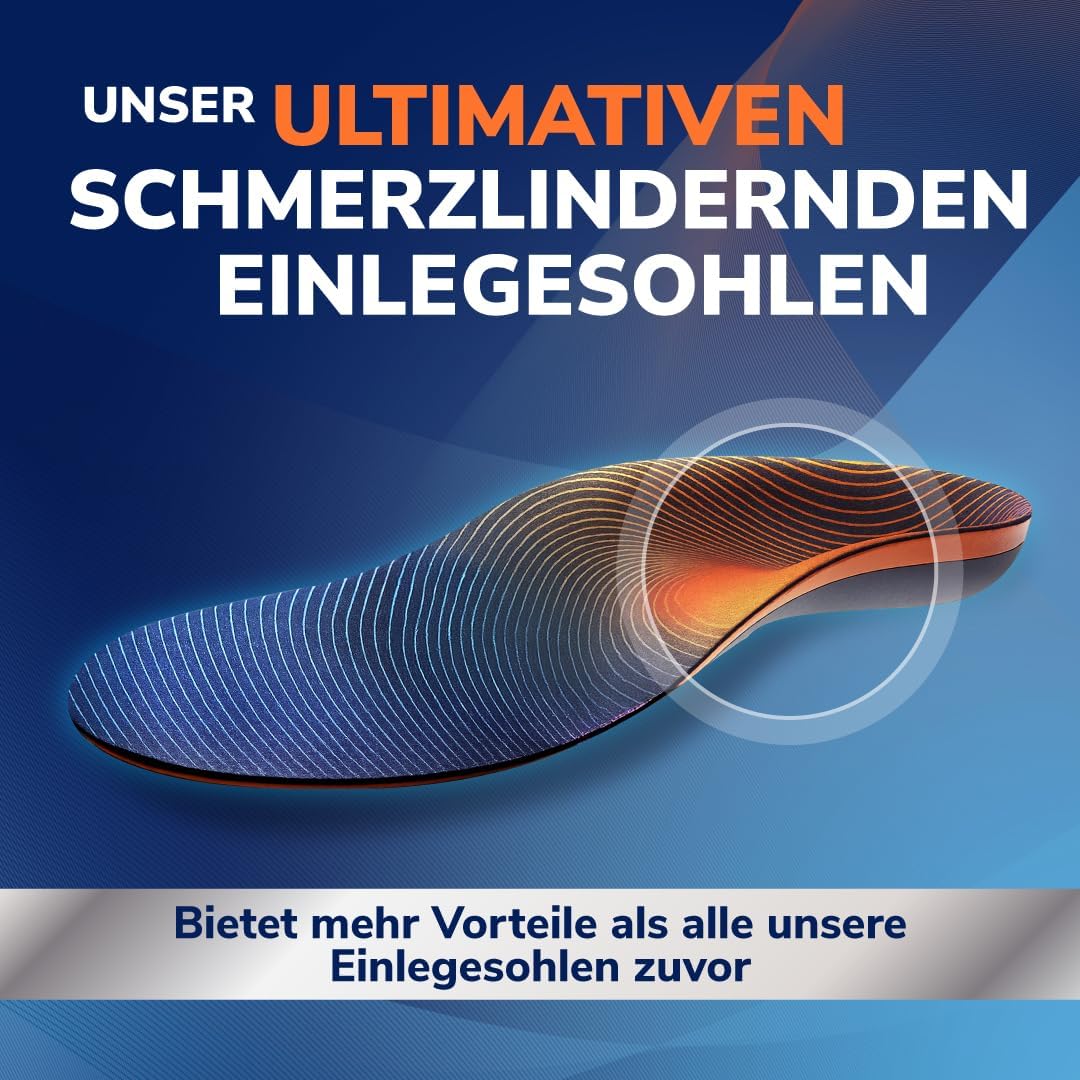 Detalle de Dr. Scholl’s Advanced Schmerzfrei-Einlagen: robuster Komfort für Arbeits- und Alltagsschuhe