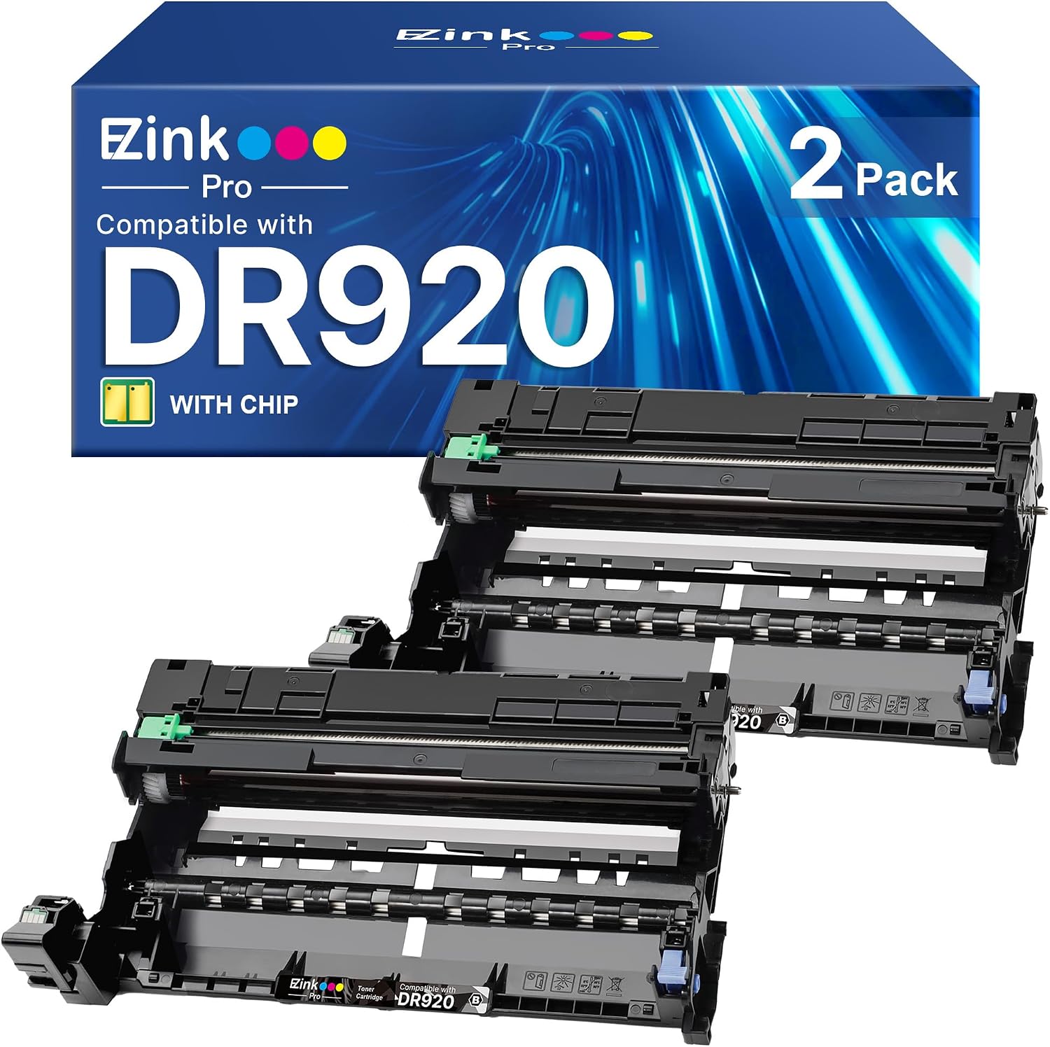 Detalle de E-Z Ink Pro DR920 Drum Unit 2-Pack, Compatible with Brother Printers