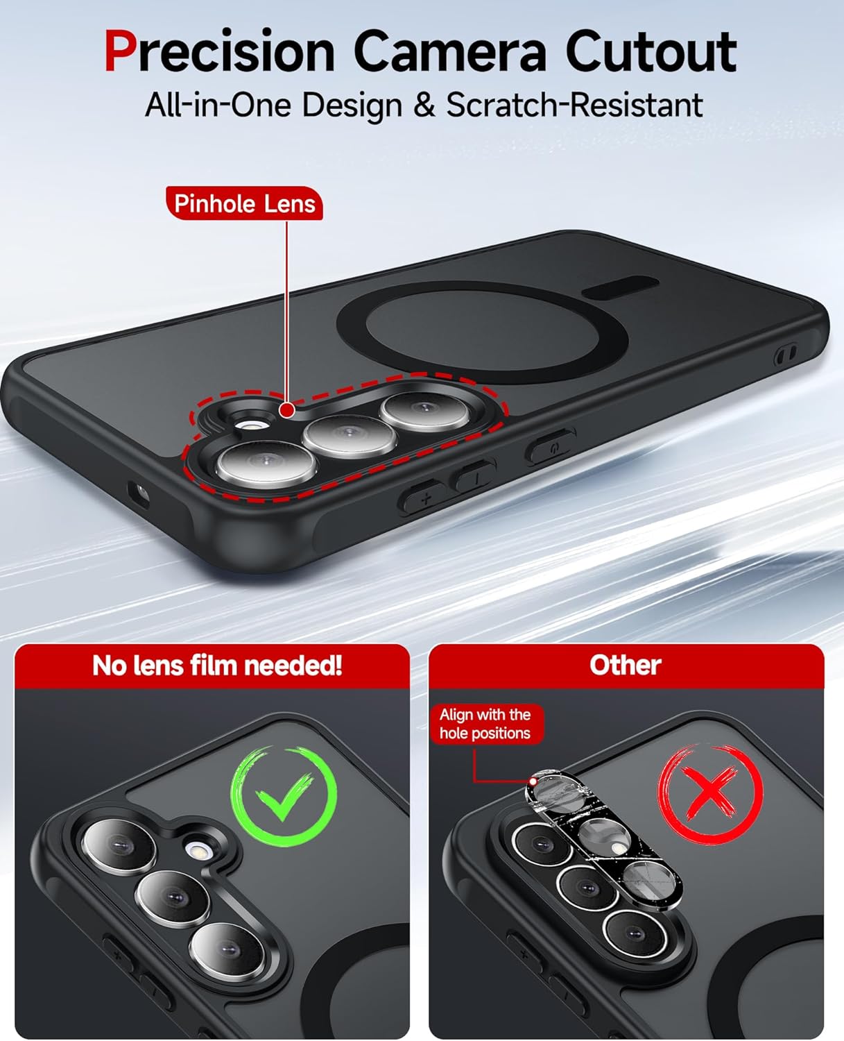 Thumbnail 6 de LeYi Galaxy S25 FE Case with MagSafe