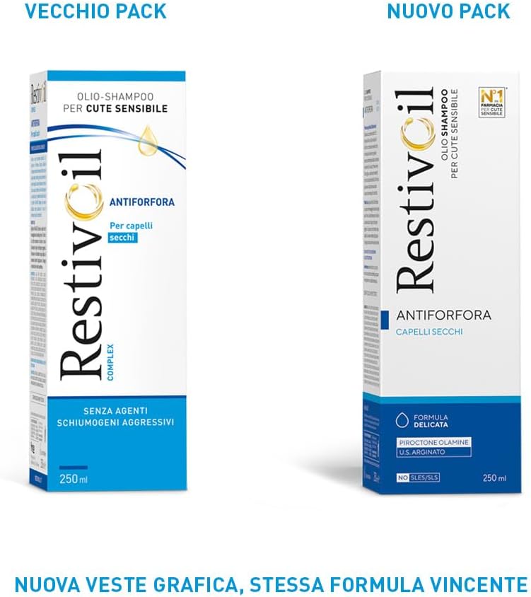 Detalle 2 de RestivOil Complex shampoo antiforfora 250 ml