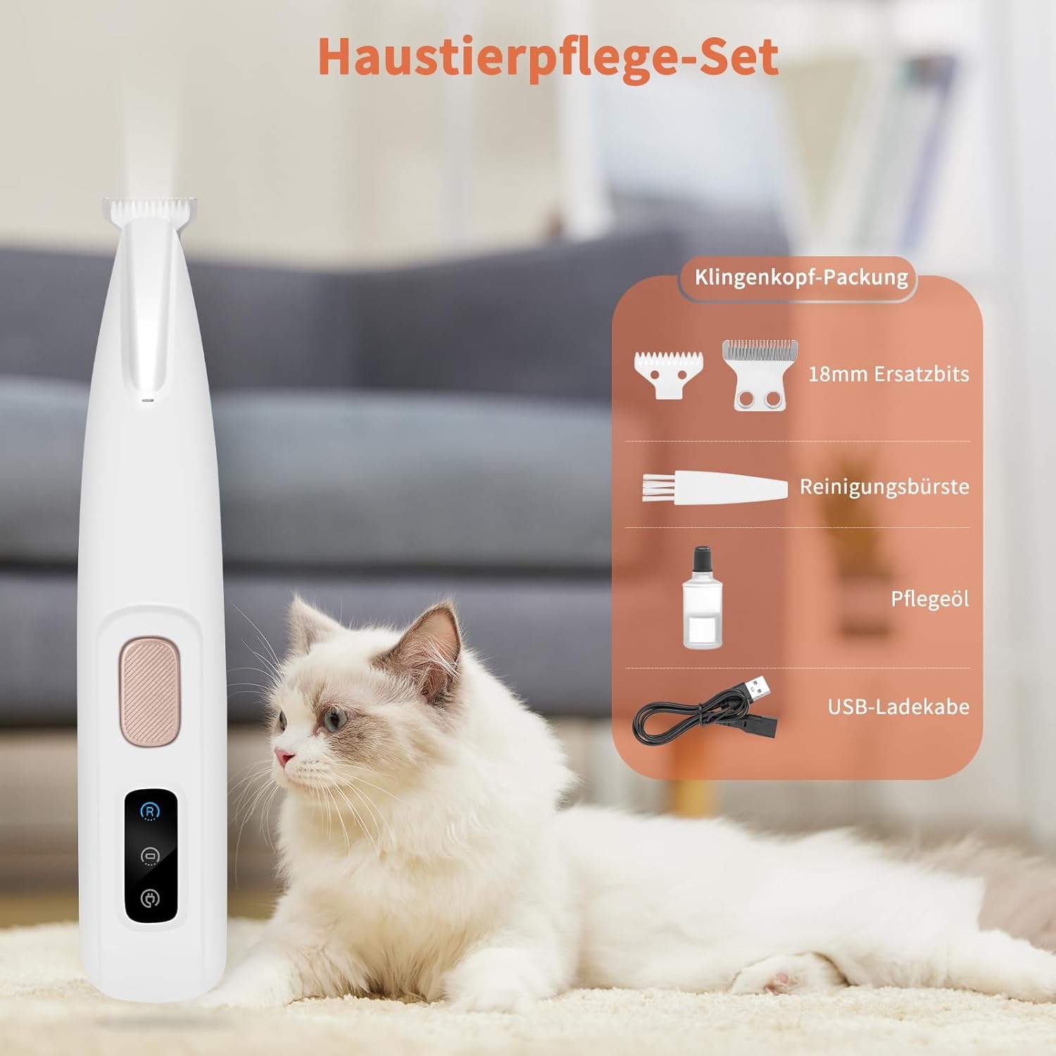 Thumbnail 6 de TECHMUR PawTrim Pro Pfotentrimmer mit LED