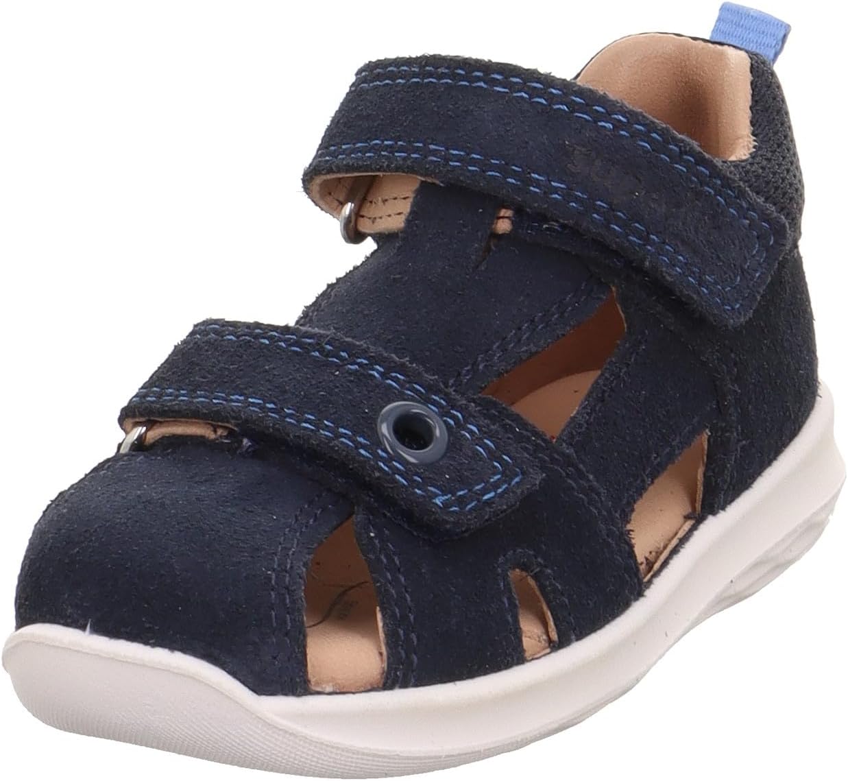 Detalle de Superfit Jungen BumblebeeSandale – Anatomisch geformt, chromfrei, mit Klettverschluss