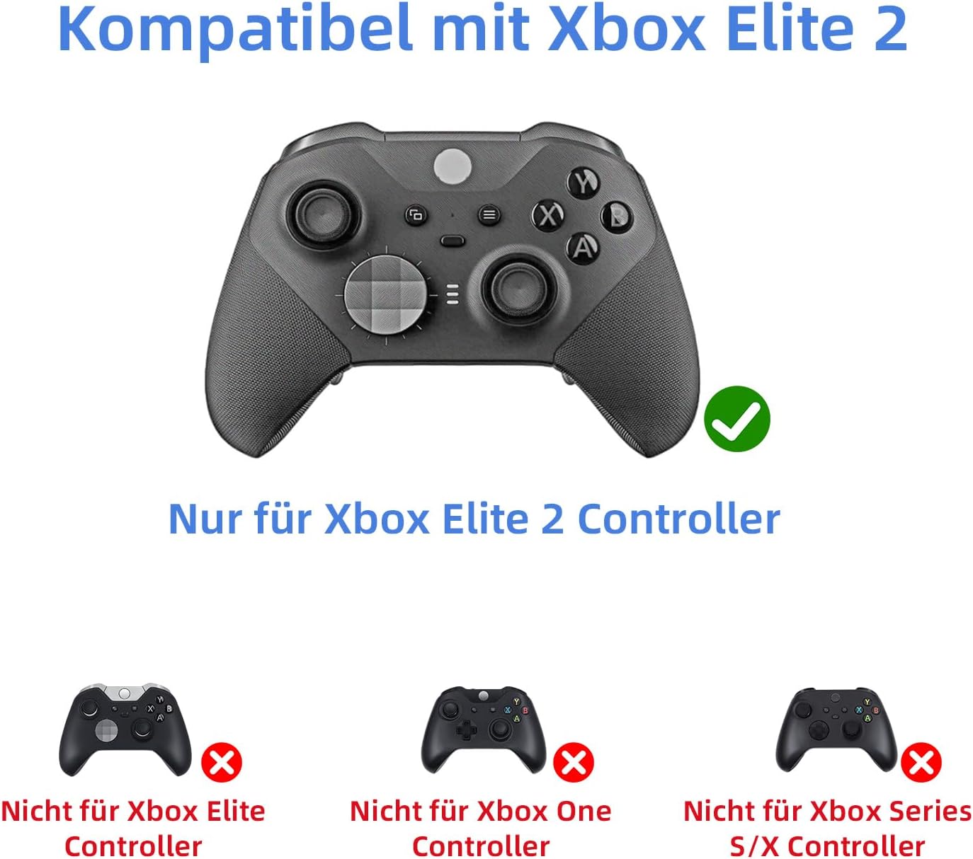 Detalle de Mcbazel : kit de joysticks Hall Effect de réparation pour manettes Xbox Elite 2